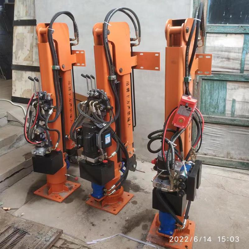 江岸区重汽蓝牌随车吊 3.2吨 国六动力强 液压驱动 农用自卸起重机